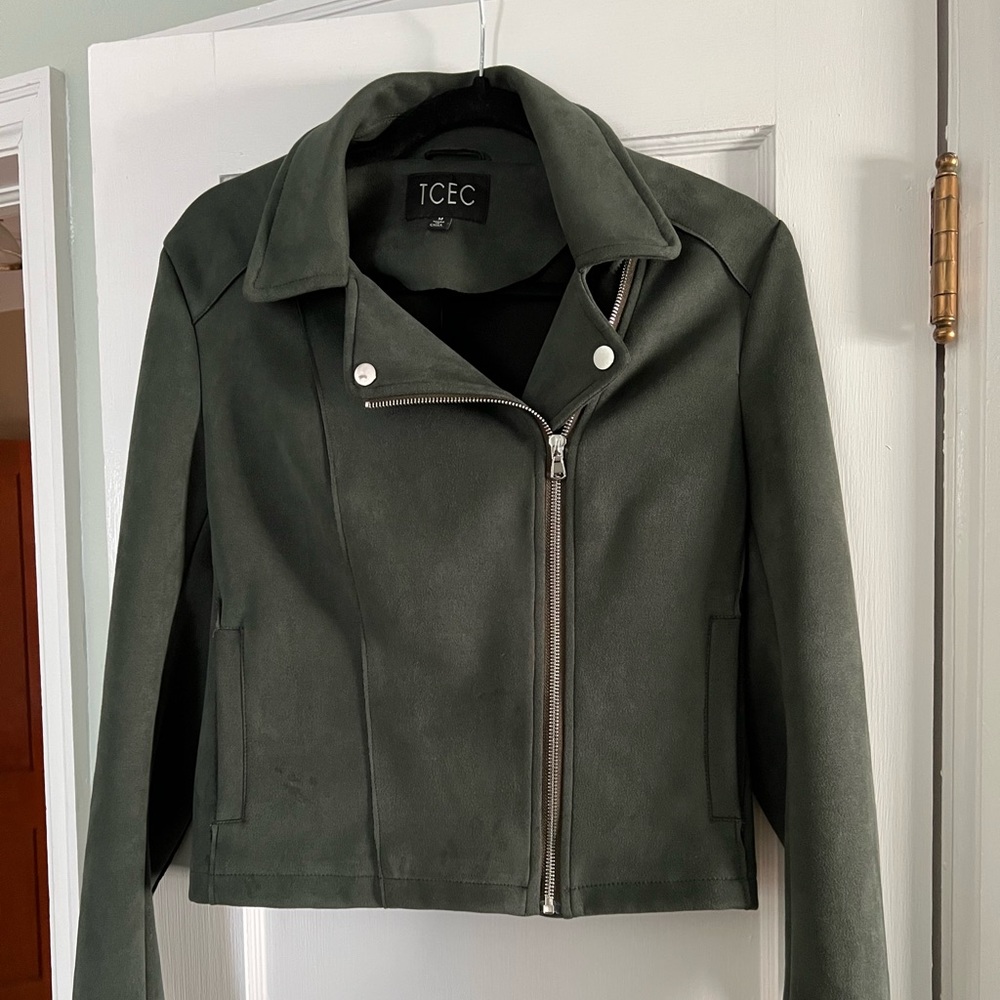 Green Suede Market Jacket Vici